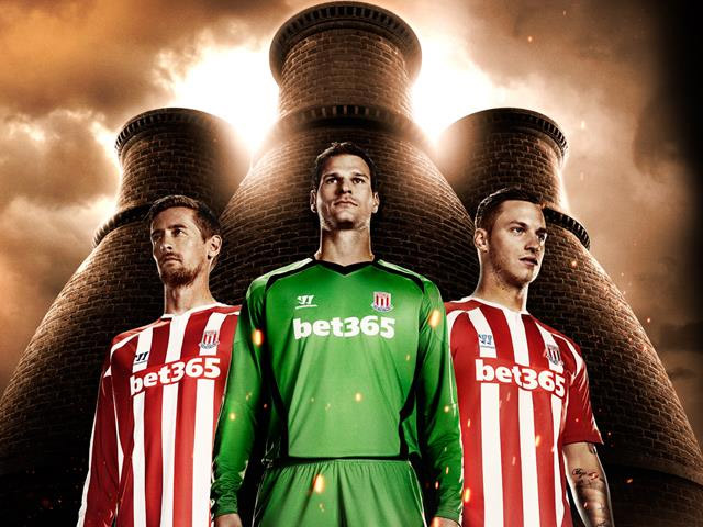 Camisas do Stoke City 2014-2015 Warrior