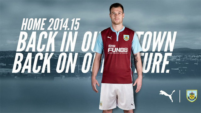Camisa do Burnley 2014-2015 Puma