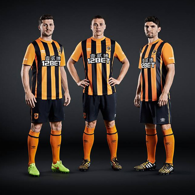 Camisas do Hull City 2014-2015 Umbro