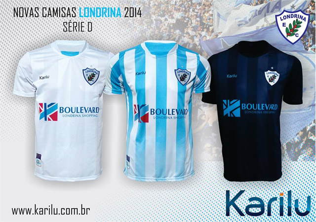 Camisas do Londrina 2014-2015 Karilu