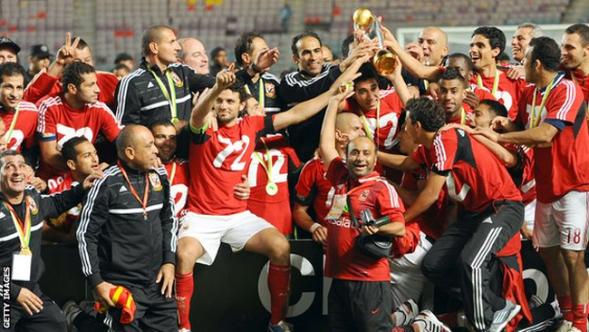 O Al Ahly se sagrou campeão africano 2012