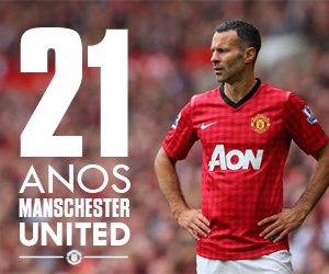 Ryan Giggs 21 anos de Manchester United capa Ryan Giggs 21 anos de Manchester United capa
