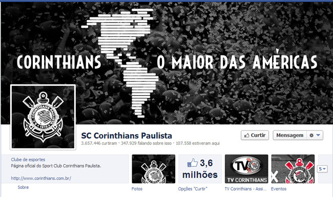 Fan page Corinthians