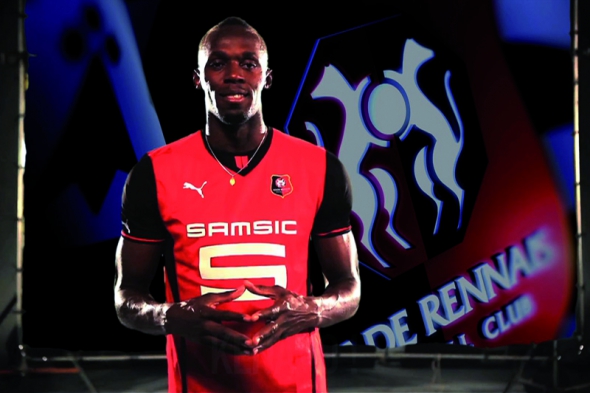 Usain Bolt participa do lançamento da nova camisa do Rennes 2013/2014 Puma
