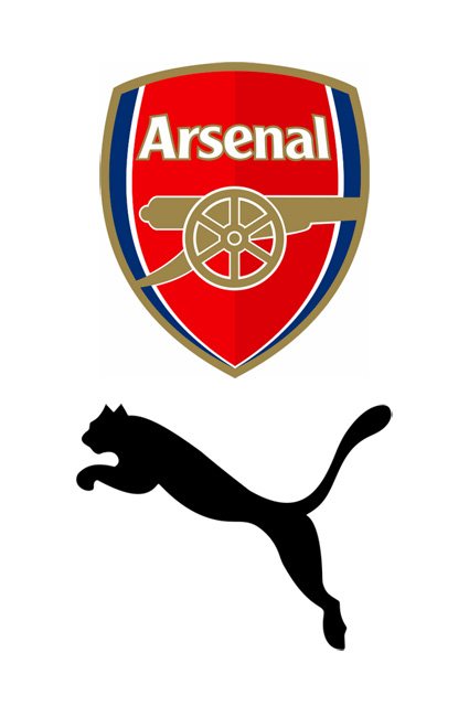 Arsenal assina com a Puma