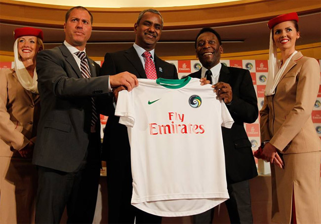 Camisa titular do NY Cosmos