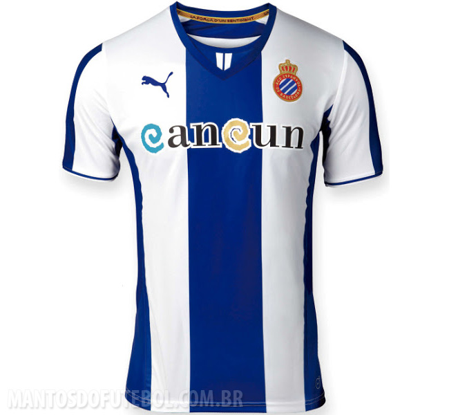 Camisas do Espanyol 2013-2014 Titular