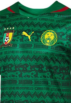 Camisas do Camarões 2014-2015 Copa do Mundo