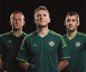 Camisa da Irlanda do Norte para 2014 Adidas