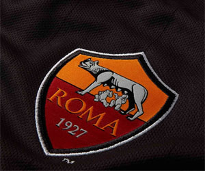 Terceira camisa preta da Roma 2014-2015 Nike cP