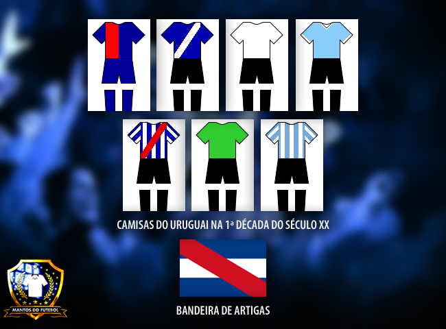 Camisas do Uruguai na primeira década do século XX