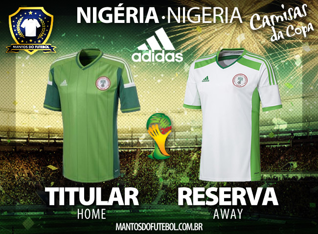 Camisas da Nigéria para a Copa do Mundo 2014