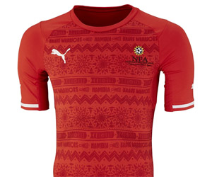 Camisas da Namíbia 2014-2015 Puma capa