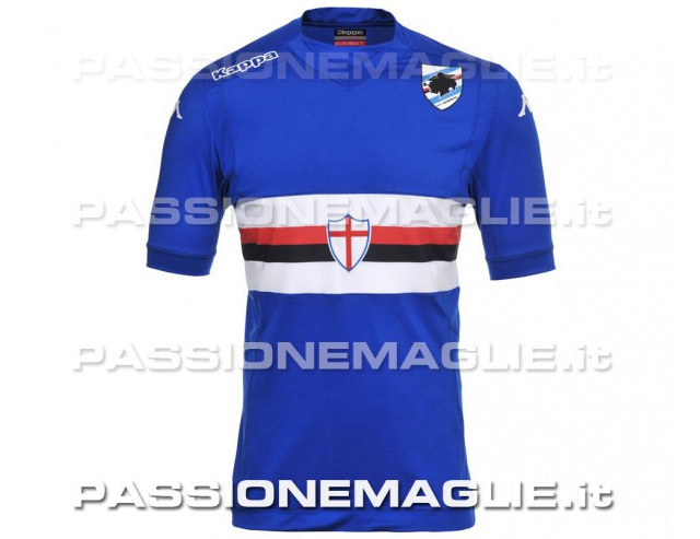 Anteprima maglie Sampdoria 2014-15, con Kappa torna la divisa rossa