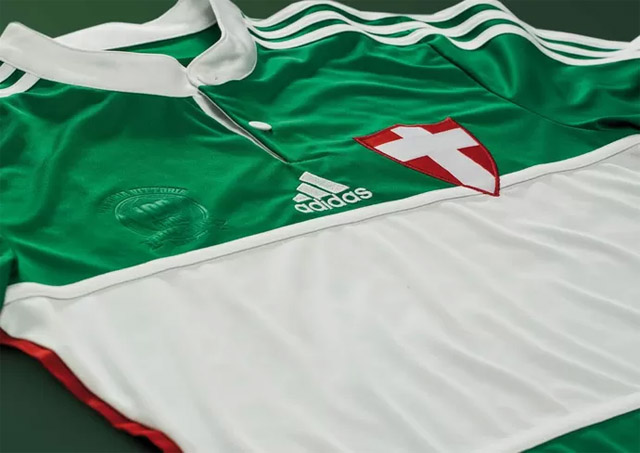 Terceira camisa do Palmeiras 2014 Centenário Adidas 2