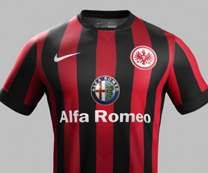 Camisas do Eintracht Frankfurt 2014-2015 Nike capa Camisas do Eintracht Frankfurt 2014-2015 Nike capa