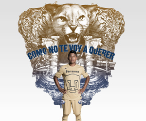 Camisas do Pumas UNAM 2014-2015 Nike capa