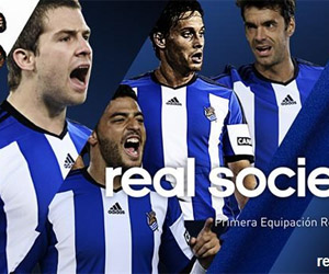 Camisas do Real Sociedad 2014-2015 Adidas ccapa