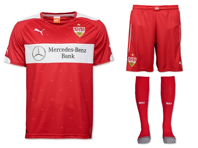 Maillots Stuttgart 2014-2015 : Découvrez le design emblématique du VfB