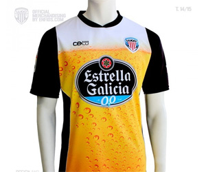 Deportivo Lugo inova e lança camisa de cerveja capa