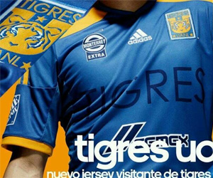 Camisas do Tigres UANL 2014-2015 Adidas Reserva