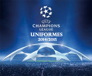 Uniformes da Champions League 2014-2015 capa Uniformes da Champions League 2014-2015 capa