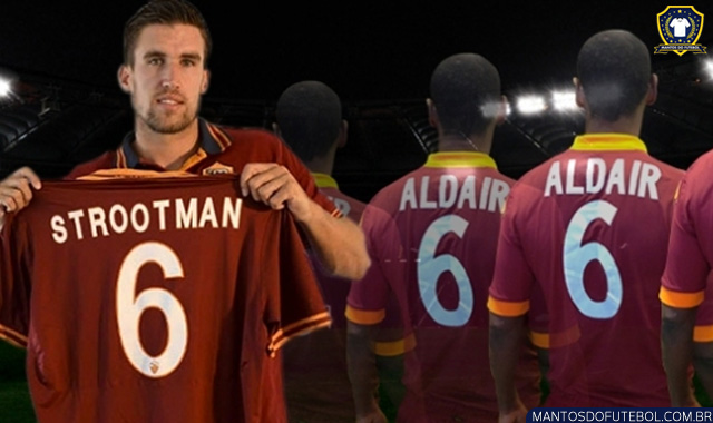 Camisas aposentadas -Aldair camisa 6 Roma