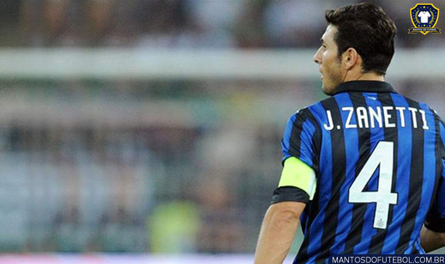Camisas aposentadas - Javier Zanetti camisa 4 Internazionale