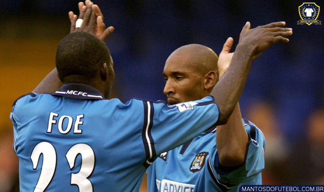 Camisas aposentadas - Marc Vivien Foe 23 Manchester City