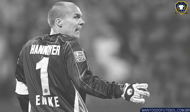 Camisas aposentadas -Robert Enke camisa 1 Hannover