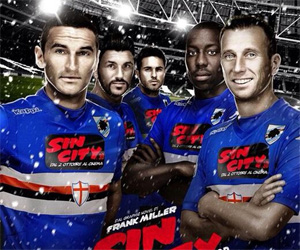 Sampdoria coloca anúncio 3D em sua camisa