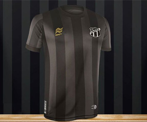 Terceira camisa do Ceará 2014 Preta Centenário Penalty capa
