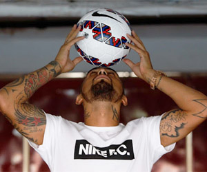 Cachaña bola da Copa América 2015 Chile capa