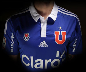 Camisas da Universidad de Chile 2015 Adidas capa Camisas da Universidad de Chile 2015 Adidas capa