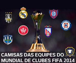 Camisas das equipes do Mundial de Clubes 2014 – FIFA capa Camisas das equipes do Mundial de Clubes 2014 - FIFA capa