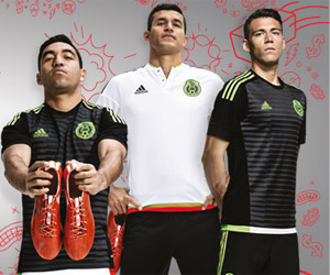 Camisas do México 2015-2016 Adidas capa