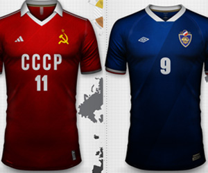 Como seriam as camisas das seleções da Cortina de Ferro capa