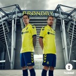 Maillot Brondby IF 2014-2015 Domicile - Hummel - Daniel Agger #22 - Taille 16 Ans