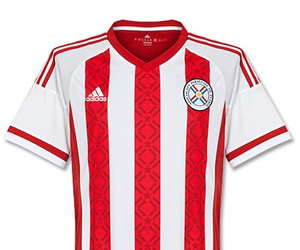Camisas do Paraguai 2015-2016 Adidas Copa América capa