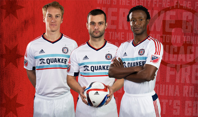 Camisas do Chicago Fire 2015 Adidas MLS Reserva