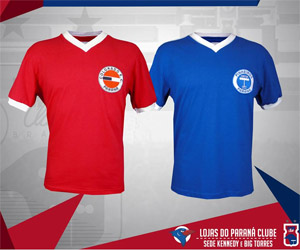 Camisas retrô do Paraná Clube Colorado e Pinheiros capa