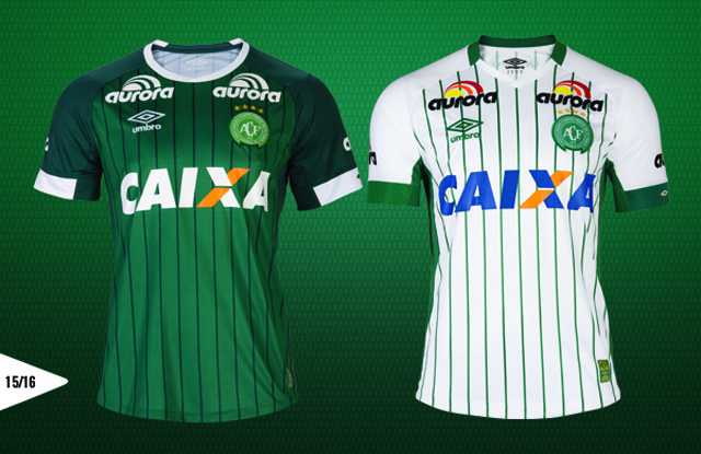 Camisas da Chapecoense 2014-2015 Umbro