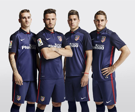 Camisas do Atlético de Madrid 2015-2016 Reserva capa