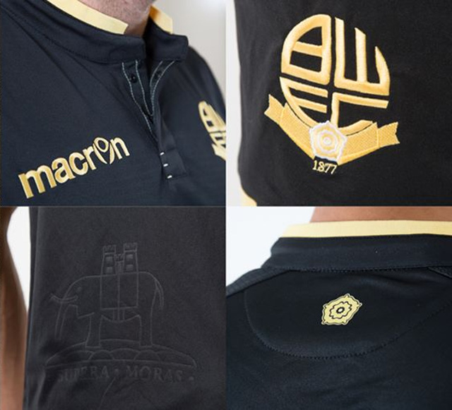 Maillot Domicile Bolton Wanderers 2016/2017 - Macron - Taille L