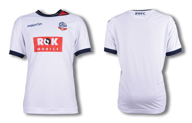 Maillot Domicile Bolton Wanderers 2016/2017 - Macron - Taille L