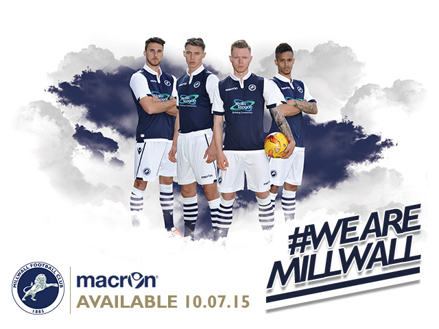 Maglie Millwall 2015-2016, novità le maniche bianche