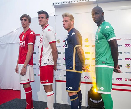 Camisas do STANDARD DE LIÈGE 2015-2016 Kappa capa Camisas do STANDARD DE LIÈGE 2015-2016 Kappa capa