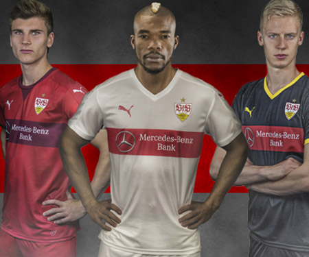 Camisas do VfB Stuttgart 2015-2016 Puma capa