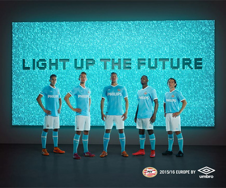 Terceira camisa do PSV 2015-2016 Umbro capa