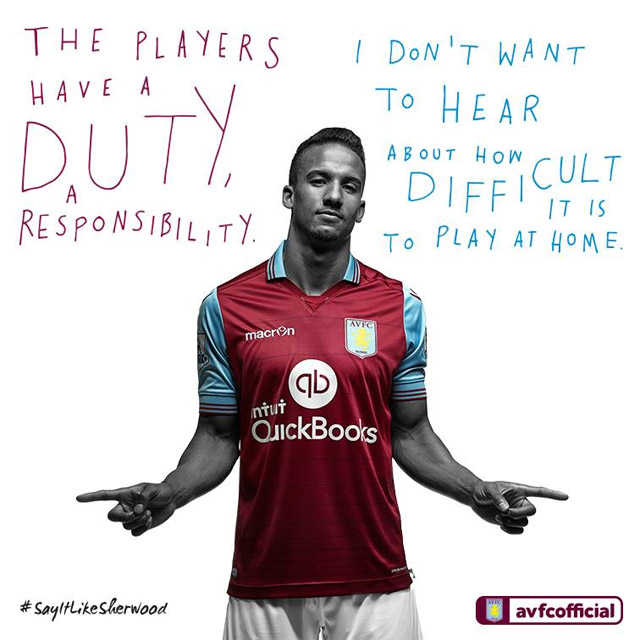 Maillot Aston Villa Extérieur 2015/16 Macron Taille XXXL #17 Veretout - Occasion Moyen